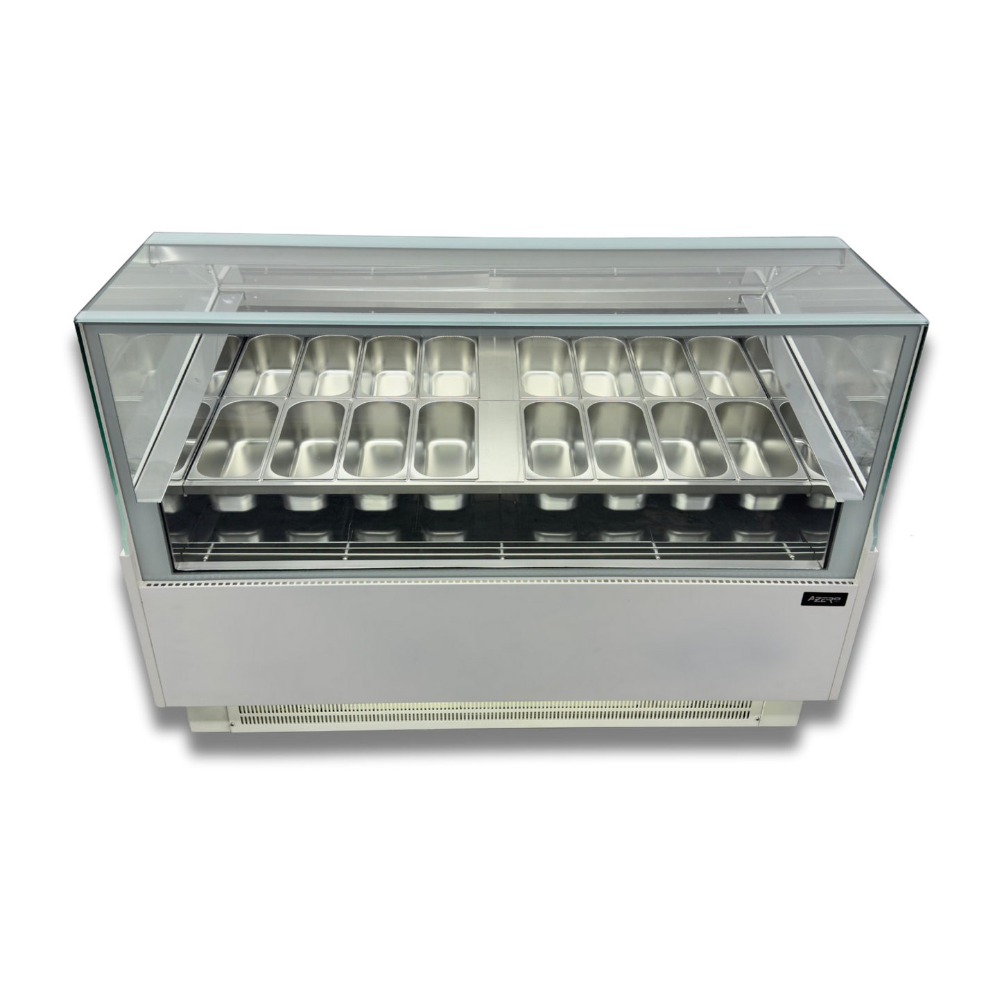Vitrina para Helados o Gelato 16 sabores flotantes AZ-VH1600 EVO WHITE