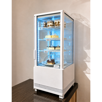 Vitrina Repostera Refrigerada Mini Torre de Cristal