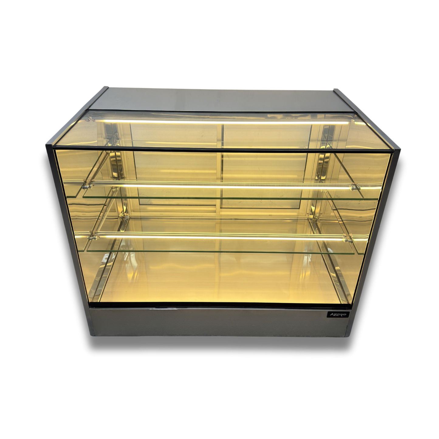 Vitrina Neutra en Acero Inoxidable 1.20 mts.
