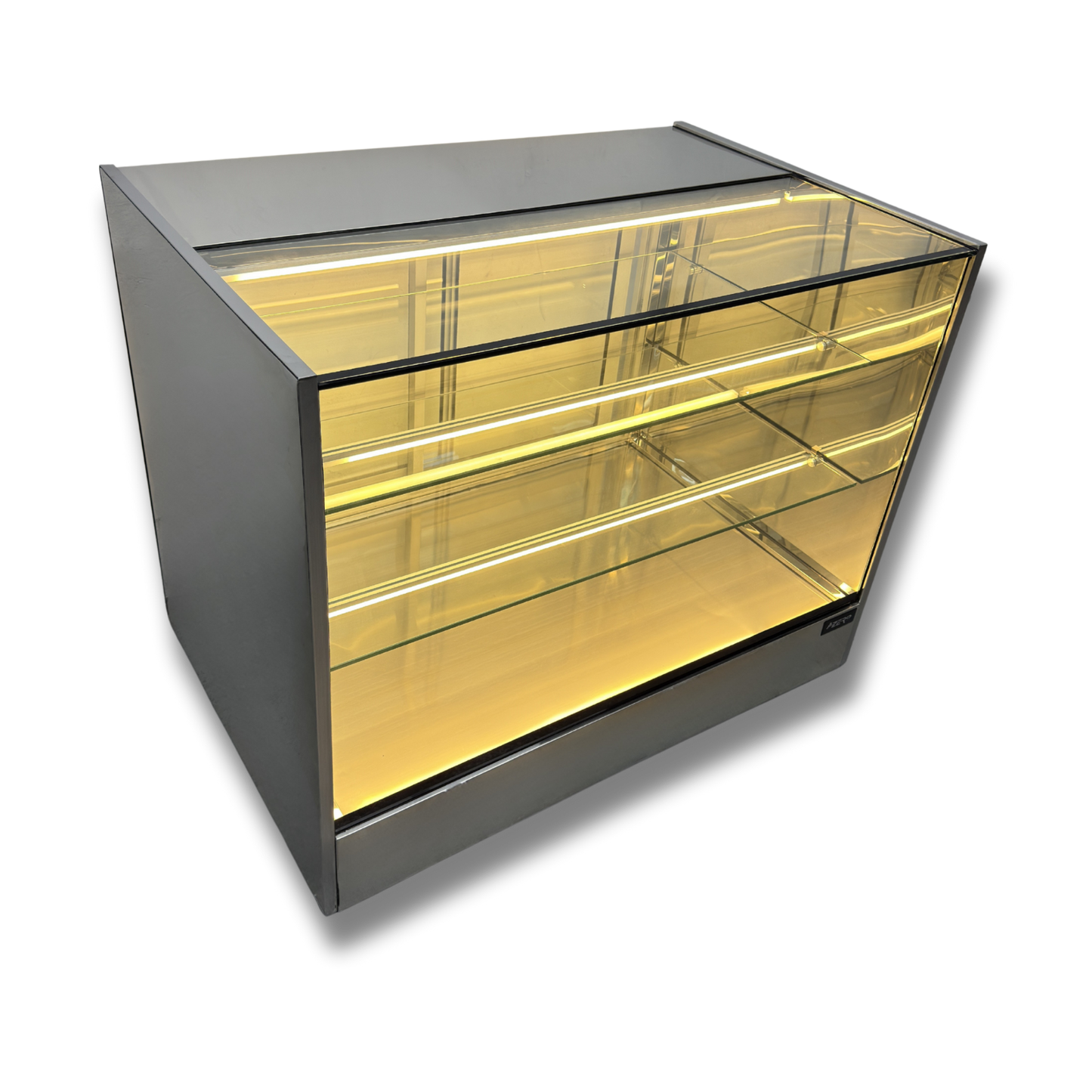 Vitrina Neutra en Acero Inoxidable 1.20 mts.