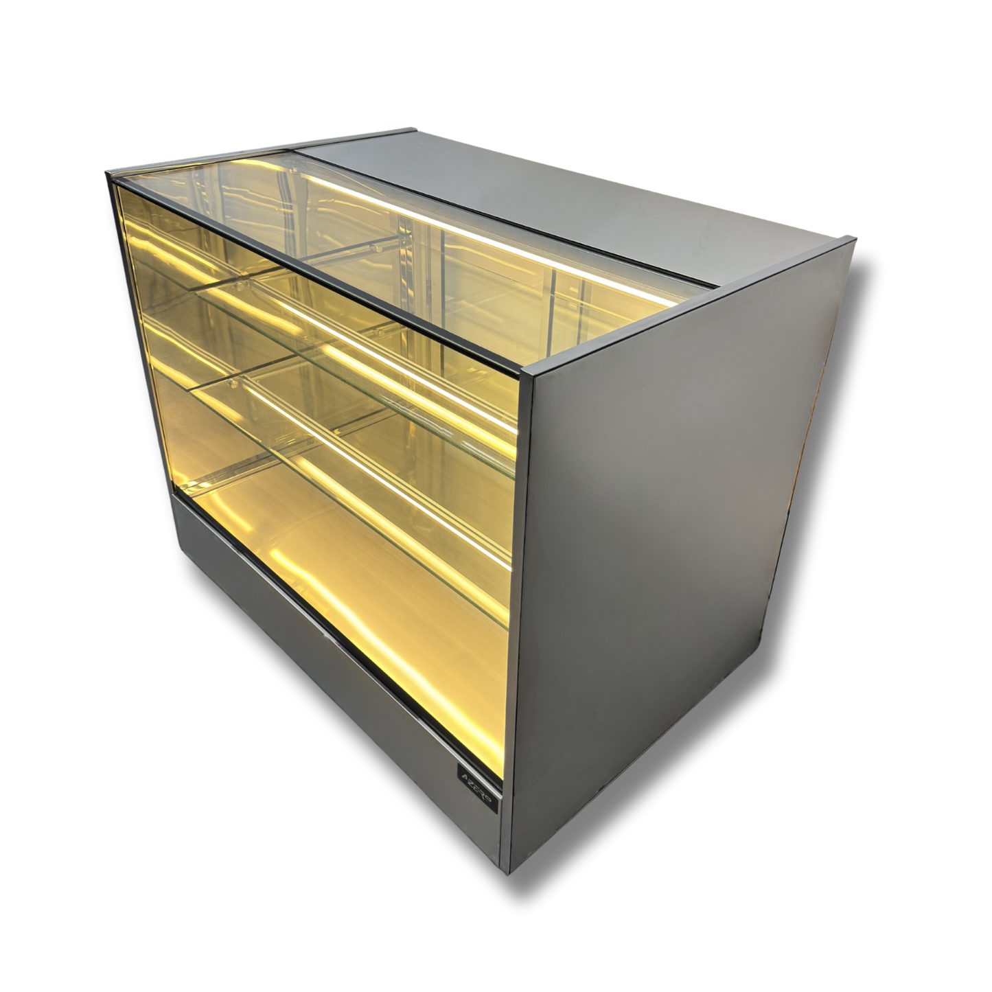 Vitrina Neutra en Acero Inoxidable 1.20 mts.