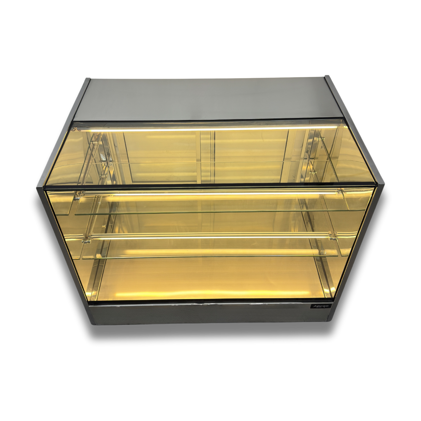 Vitrina Neutra en Acero Inoxidable 1.20 mts.