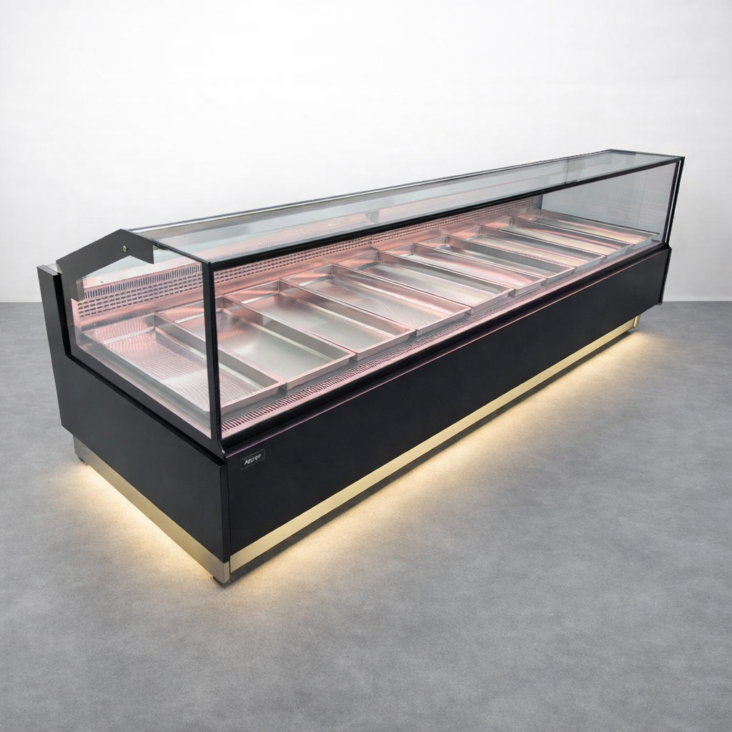 Vitrina para Exhibición de Carne Refrigerada 3.35 mts