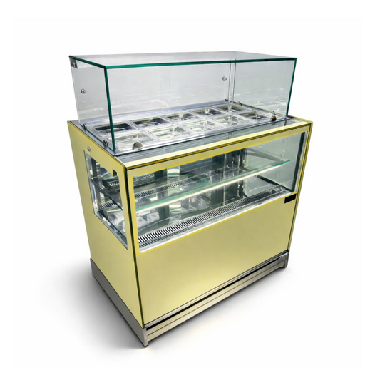 Vitrina Refrigerada + 8 Toppings Refrigerados