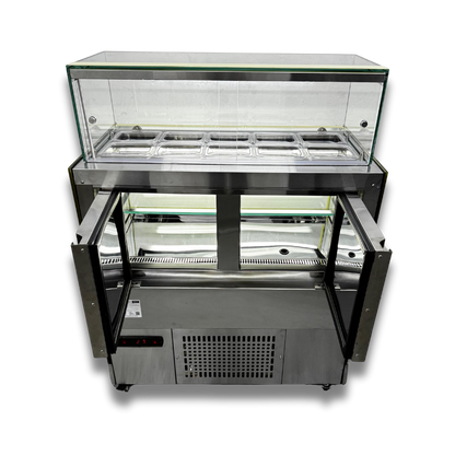 Vitrina Refrigerada + 8 Toppings Refrigerados