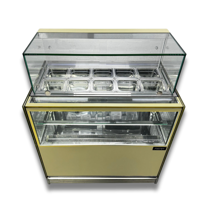 Vitrina Refrigerada + 8 Toppings Refrigerados