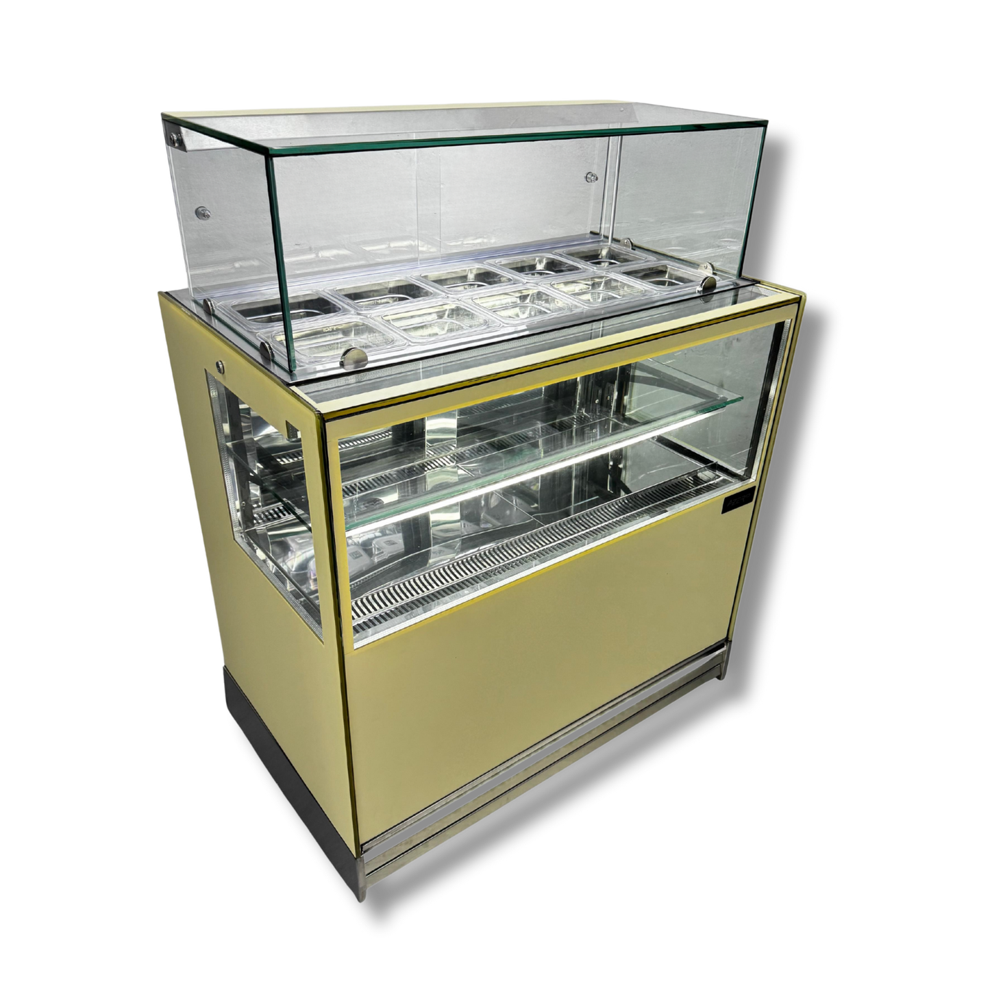 Vitrina Refrigerada + 8 Toppings Refrigerados