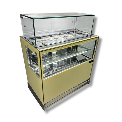 Vitrina Refrigerada + 8 Toppings Refrigerados