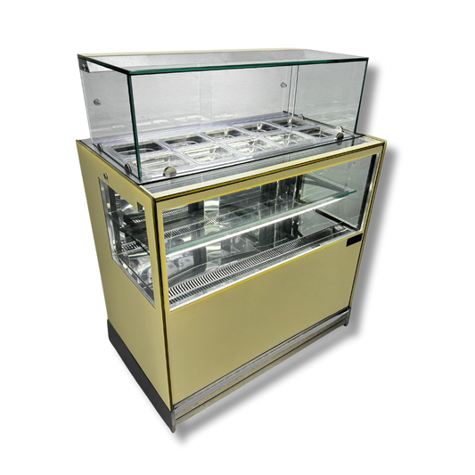 Vitrina Refrigerada + 8 Toppings Refrigerados