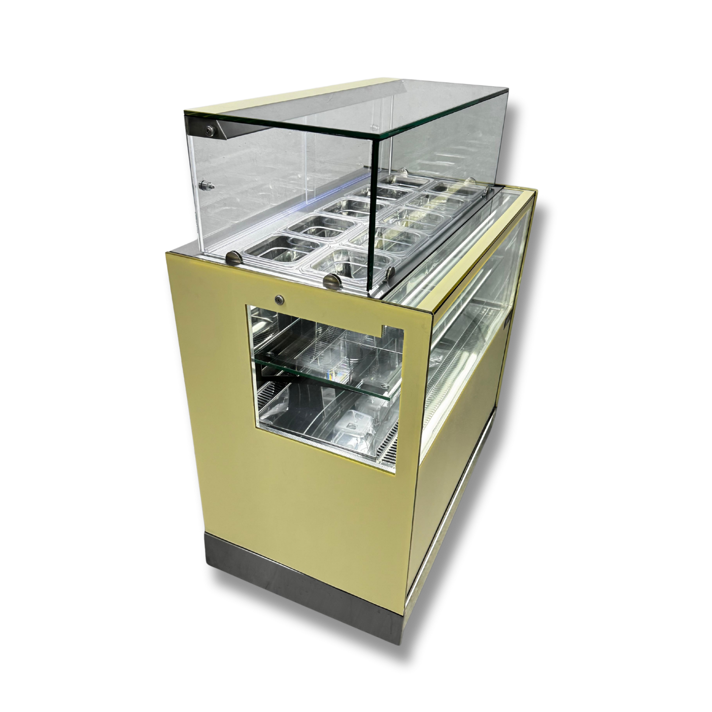 Vitrina Refrigerada + 8 Toppings Refrigerados