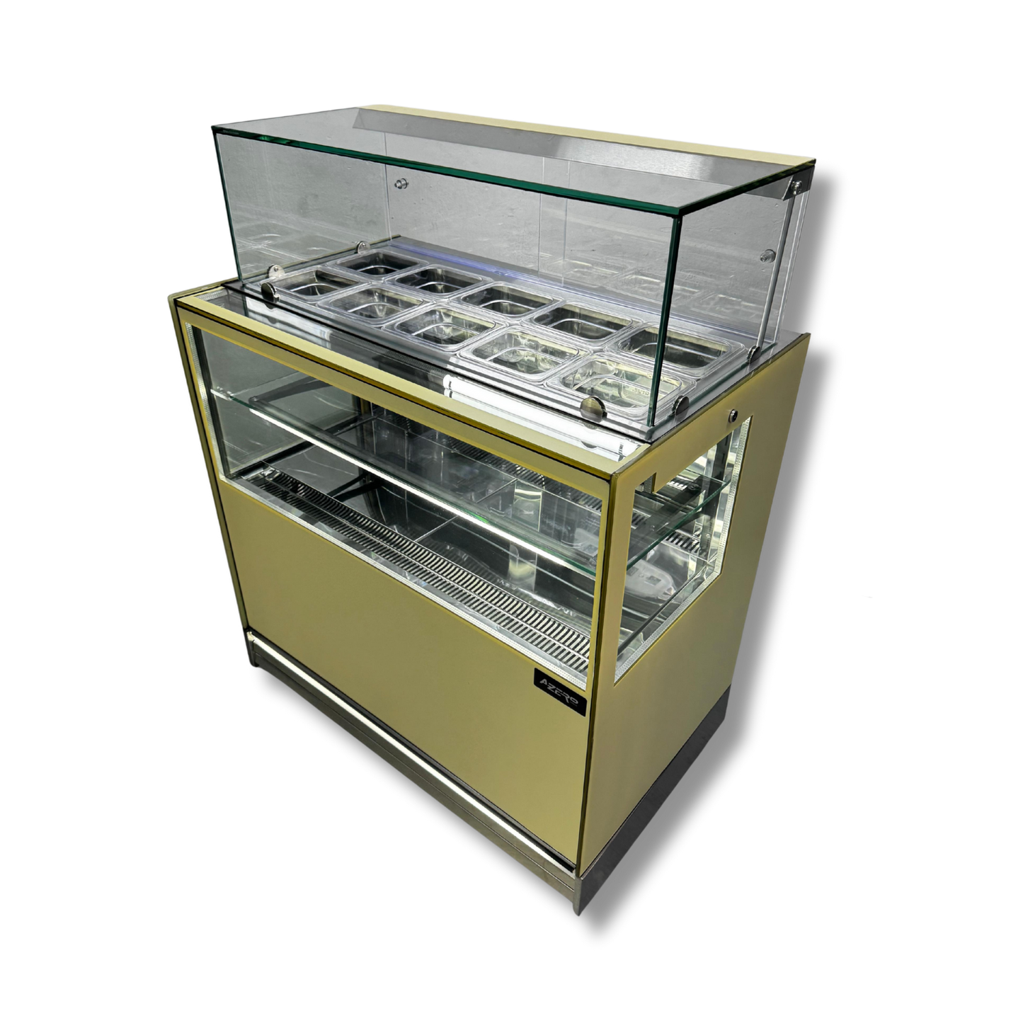 Vitrina Refrigerada + 8 Toppings Refrigerados