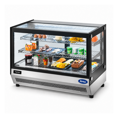 Vitrina Refrigerada Sobremostrador de 70 cm.