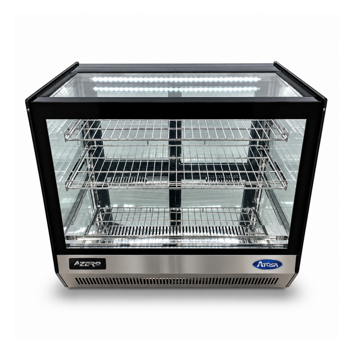 Vitrina Refrigerada Sobremostrador de 70 cm.