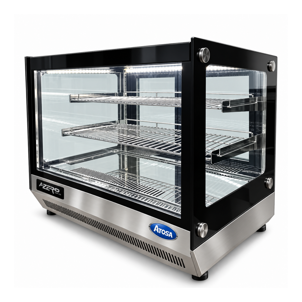 Vitrina Refrigerada Sobremostrador de 70 cm.