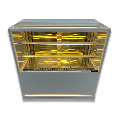 Vitrina Repostera Refrigerada 1.20 mts. EVOLUZIONE WHITE