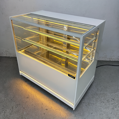 Vitrina Repostera Refrigerada 1.20 mts. EVOLUZIONE WHITE