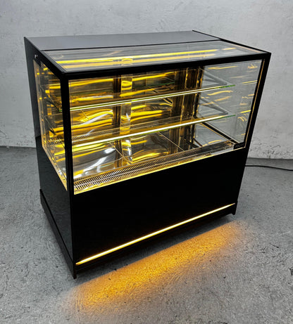 Vitrina Repostera Refrigerada 1.20 mts. EVOLUZIONE BLACK