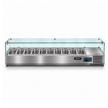 Vitrina sobremostrador 200 cm