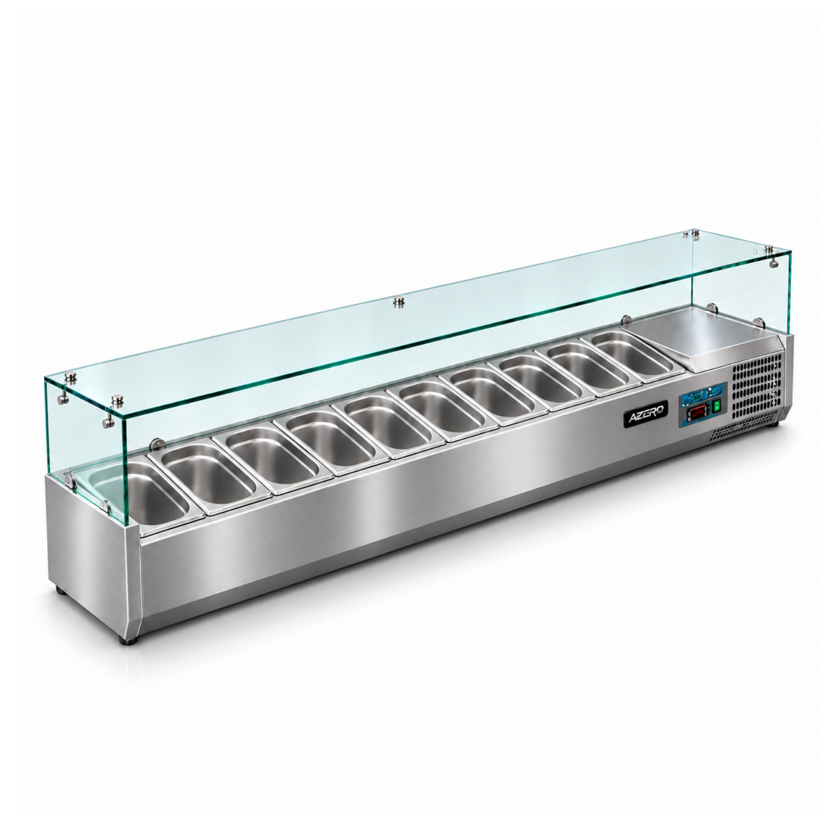 Vitrina sobremostrador 200 cm