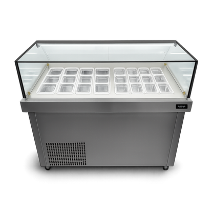 Vitrina Topinera 12 Refrigerados + 12 Neutros