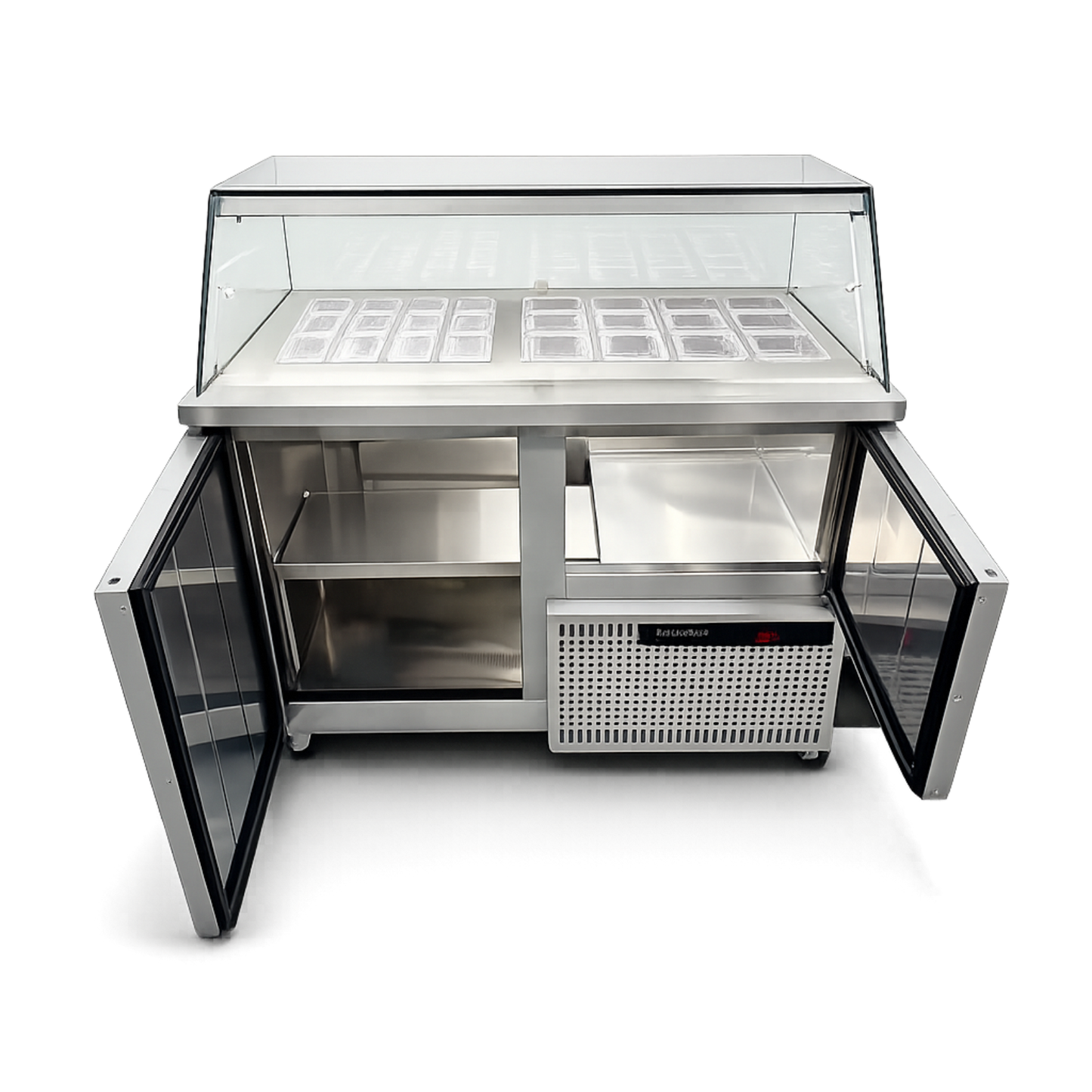 Vitrina Topinera 12 Refrigerados + 12 Neutros