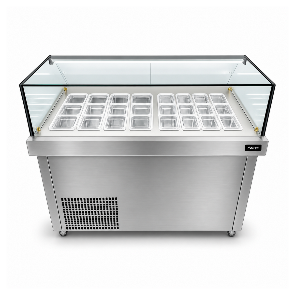Vitrina Topinera 12 Refrigerados + 12 Neutros AZERO