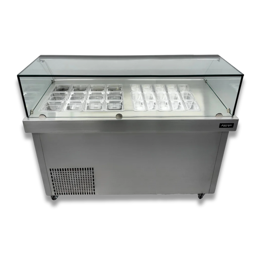 Vitrina Topinera 12 Refrigerados + 15 Neutros