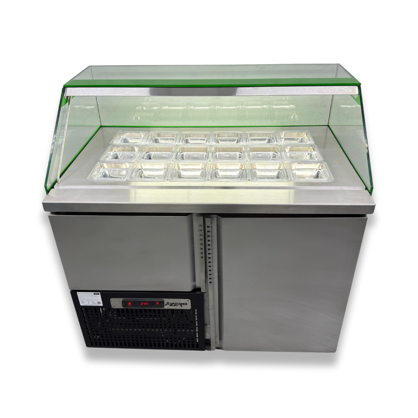 Vitrina Topinera 18 Refrigerados 1.20 mts. EVO