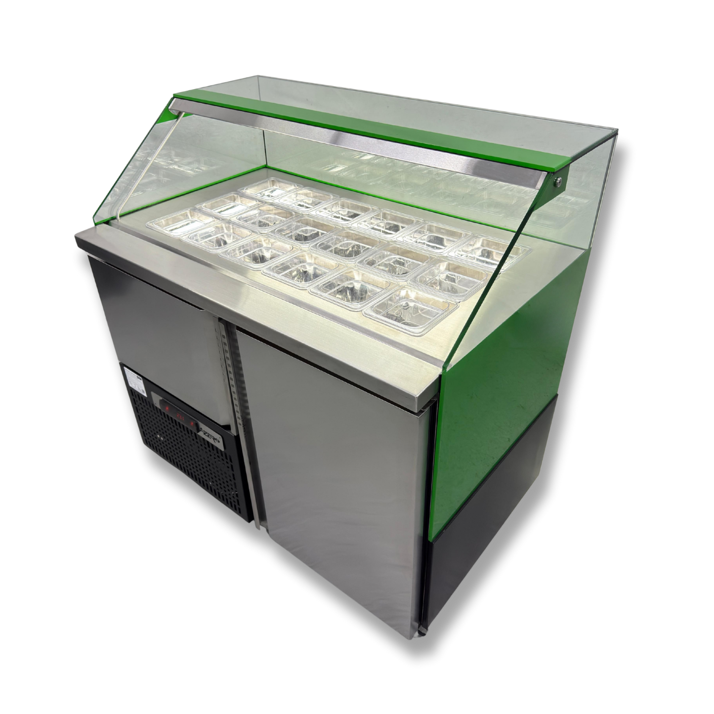 Vitrina Topinera 18 Refrigerados 1.20 mts. EVO