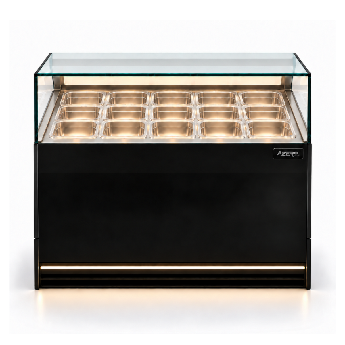 Vitrina Topinera 15 Refrigerados 1.00 mt EVO BLACK