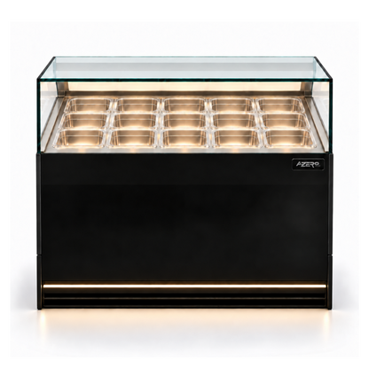 Vitrina Topinera 15 Refrigerados 1.00 mt EVO BLACK