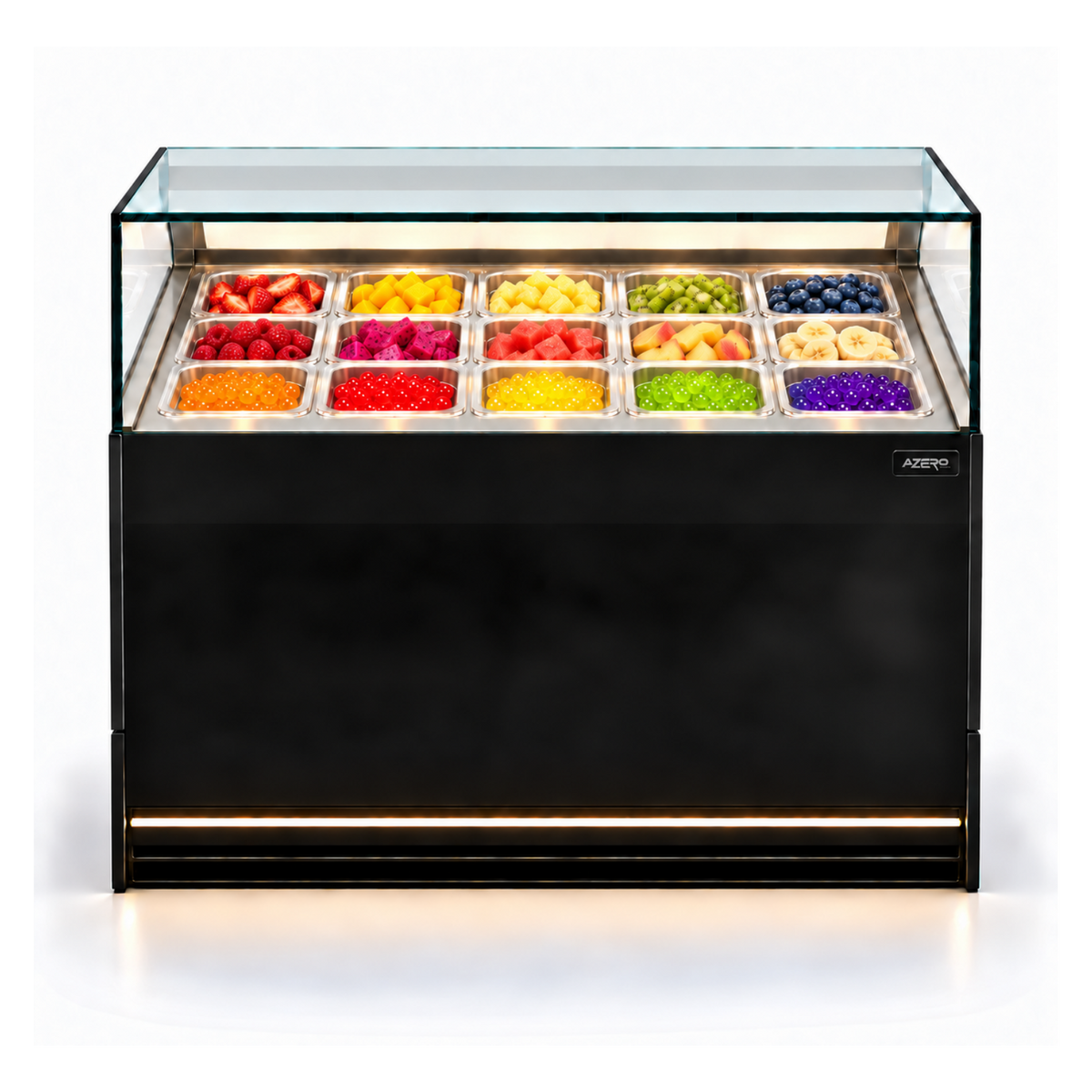 Vitrina Topinera 15 Refrigerados 1.00 mt EVO BLACK