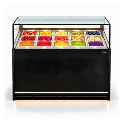 Vitrina Topinera 15 Refrigerados 1.00 mt EVO BLACK