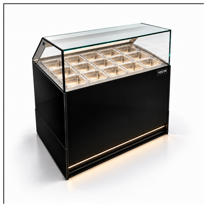 Vitrina Topinera 15 Refrigerados 1.00 mt EVO BLACK