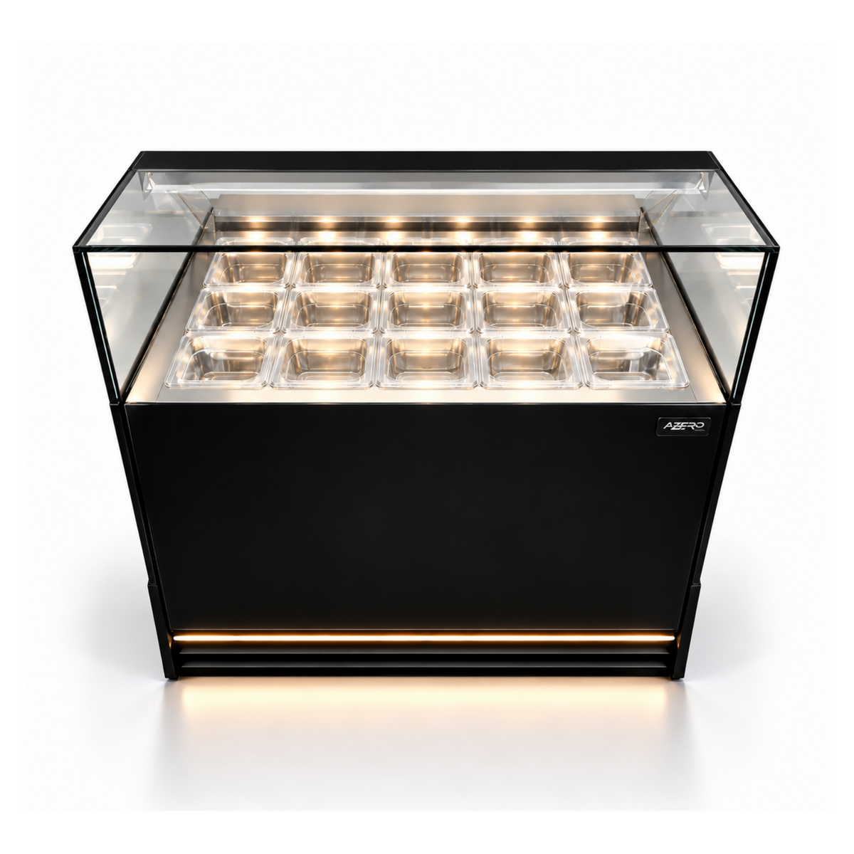 Vitrina Topinera 15 Refrigerados 1.00 mt EVO BLACK