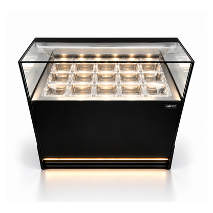 Vitrina Topinera 15 Refrigerados 1.00 mt EVO BLACK
