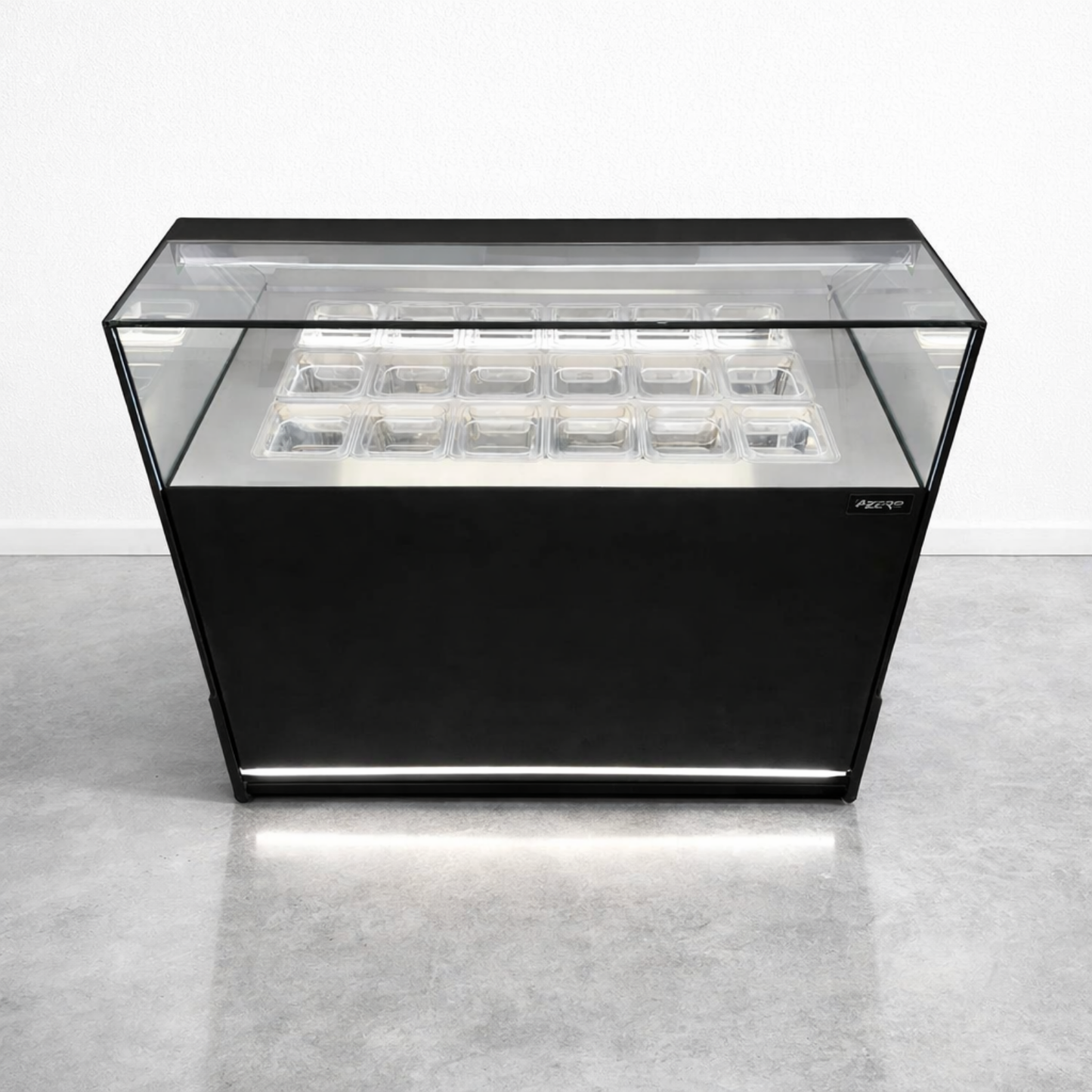 Vitrina Topinera 18 Refrigerados 1.20 mts. EVO BLACK