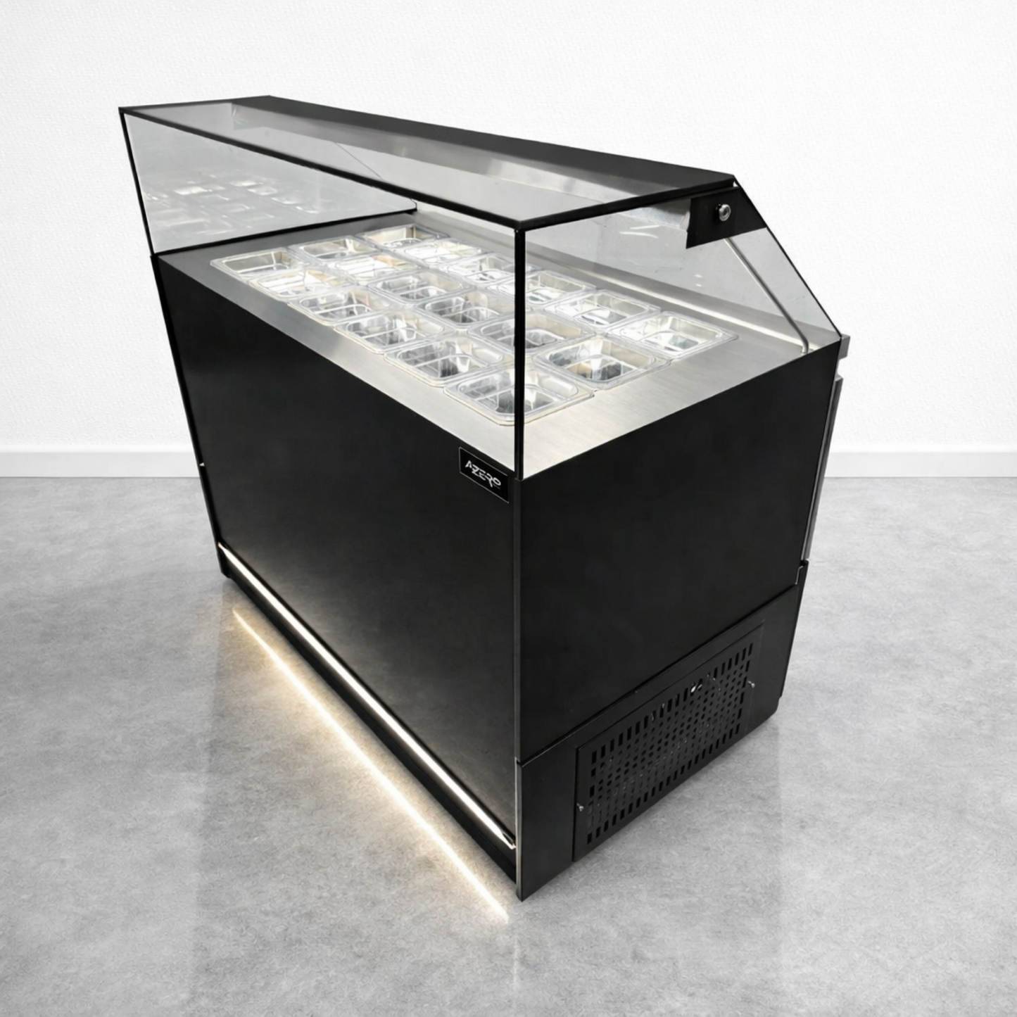 Vitrina Topinera 18 Refrigerados 1.20 mts. EVO BLACK