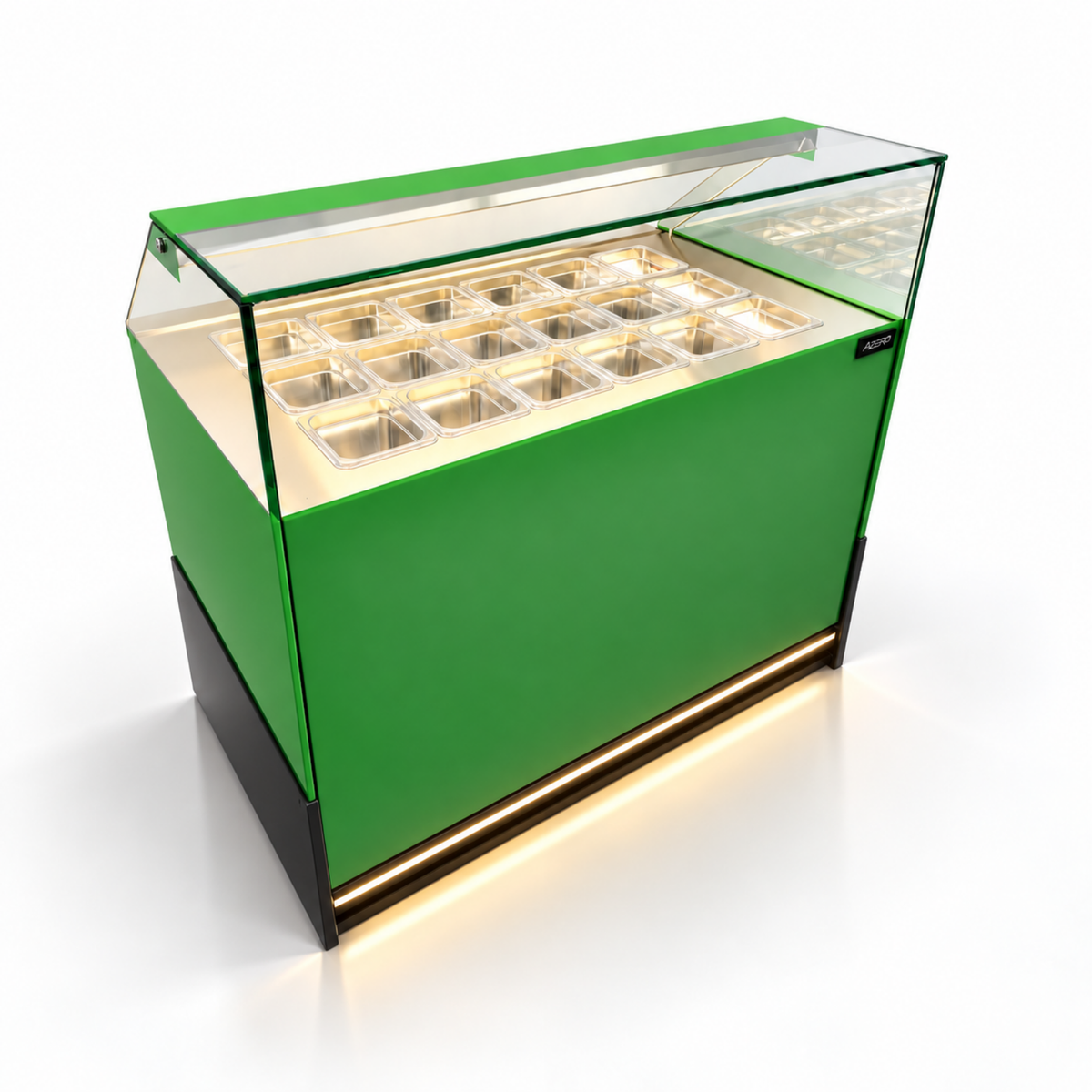 Vitrina Topinera 18 Refrigerados 1.20 mts. EVO personalizada