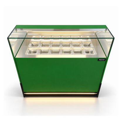 Vitrina Topinera 18 Refrigerados 1.20 mts. EVO personalizada