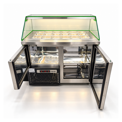 Vitrina Topinera 18 Refrigerados 1.20 mts. EVO personalizada