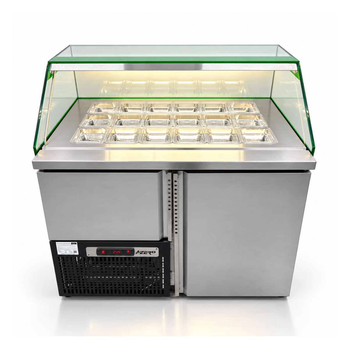 Vitrina Topinera 18 Refrigerados 1.20 mts. EVO personalizada