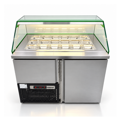 Vitrina Topinera 18 Refrigerados 1.20 mts. EVO personalizada