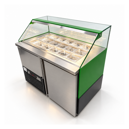 Vitrina Topinera 18 Refrigerados 1.20 mts. EVO personalizada