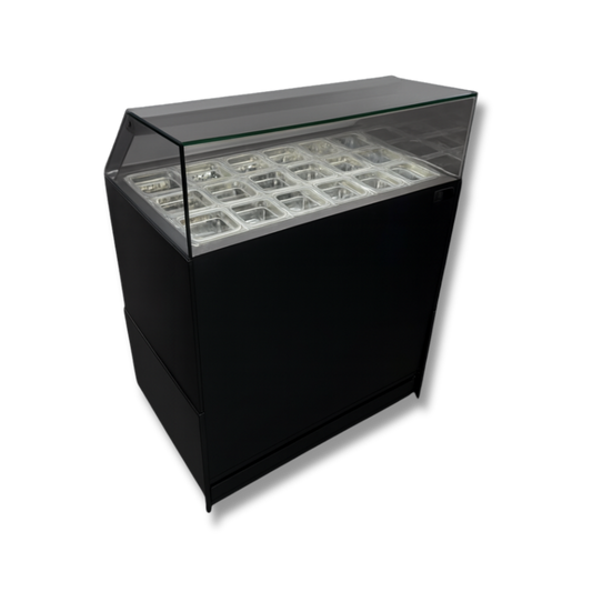 Vitrina Topinera 15 Refrigerados 1.00 mts. EVO WHITE o BLACK