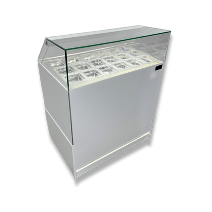 Vitrina Topinera 15 Refrigerados 1.00 mts. EVO WHITE o BLACK