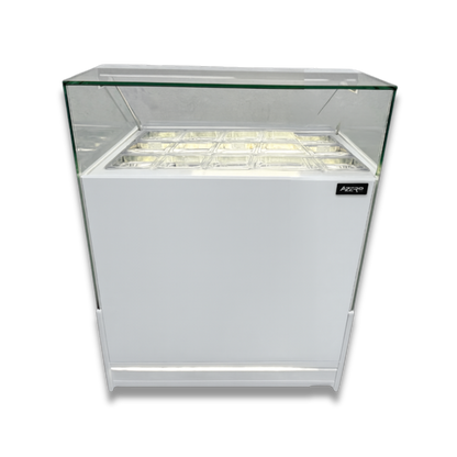 Vitrina Topinera 15 Refrigerados 1.00 mts. EVO WHITE o BLACK