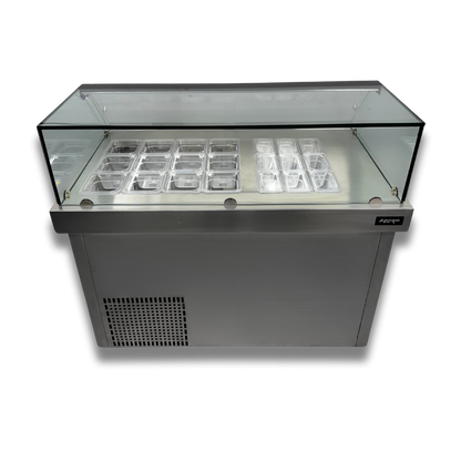Vitrina Topinera 12 Refrigerados + 9 Neutros