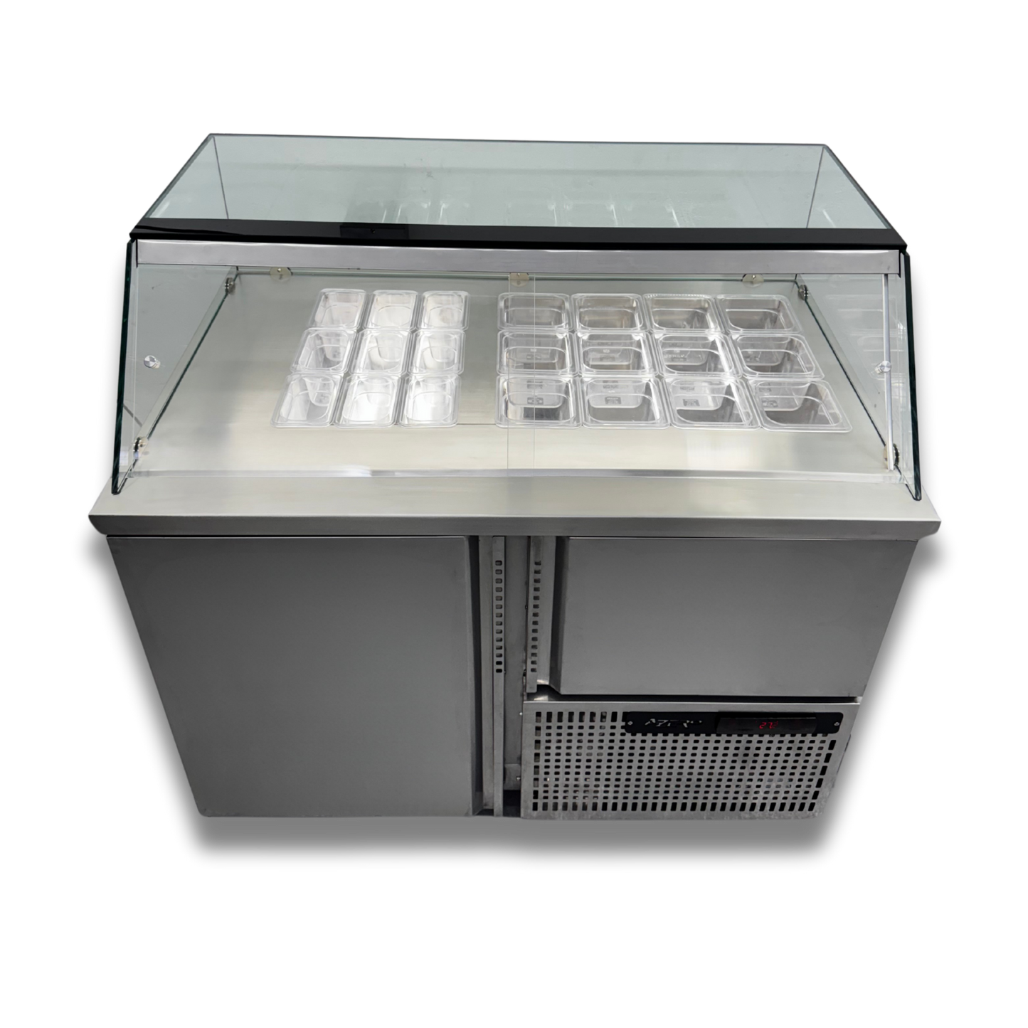 Vitrina Topinera 12 Refrigerados + 9 Neutros