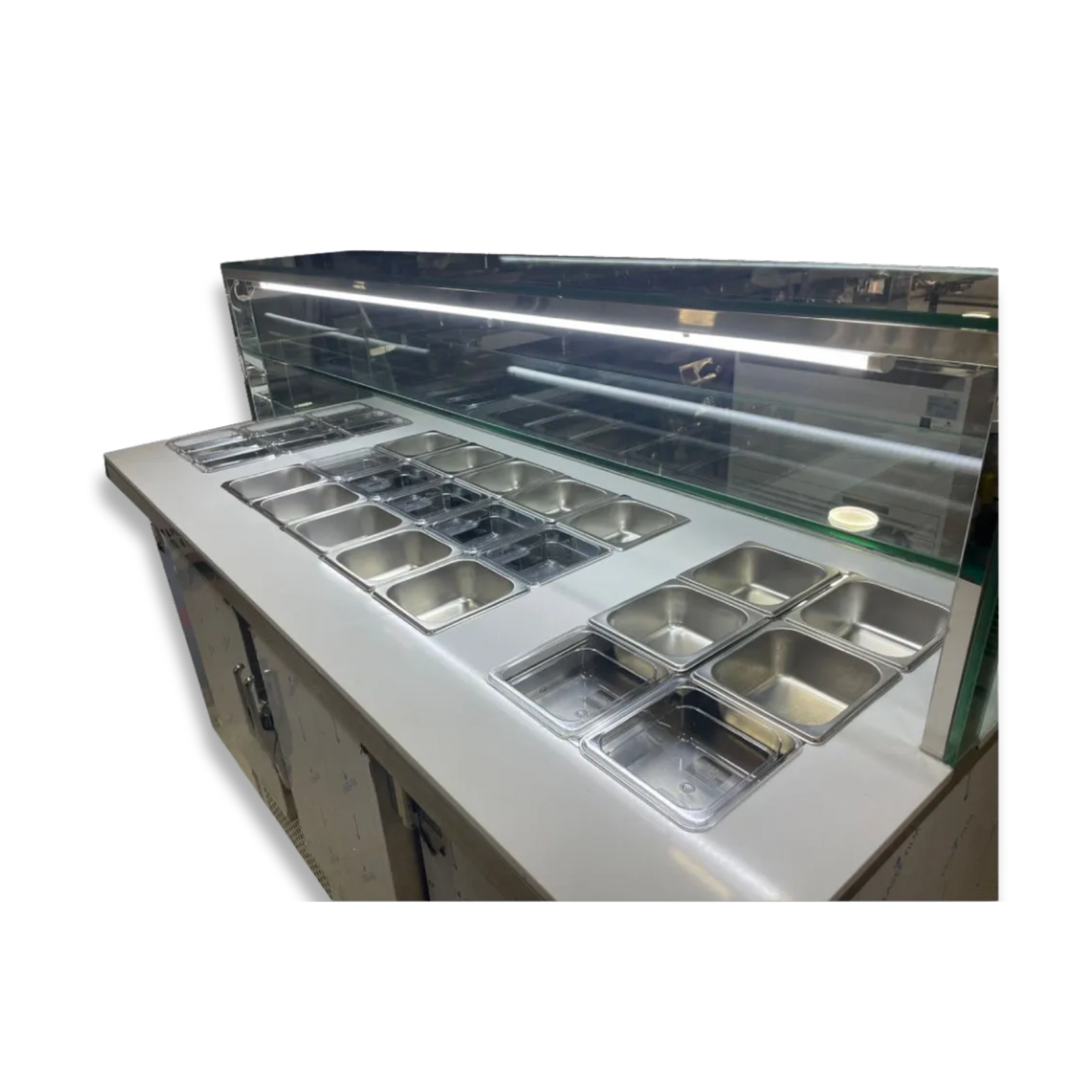 Vitrina Topinera de 3 Temperaturas para 30 Toppings (No incluye Azafates)